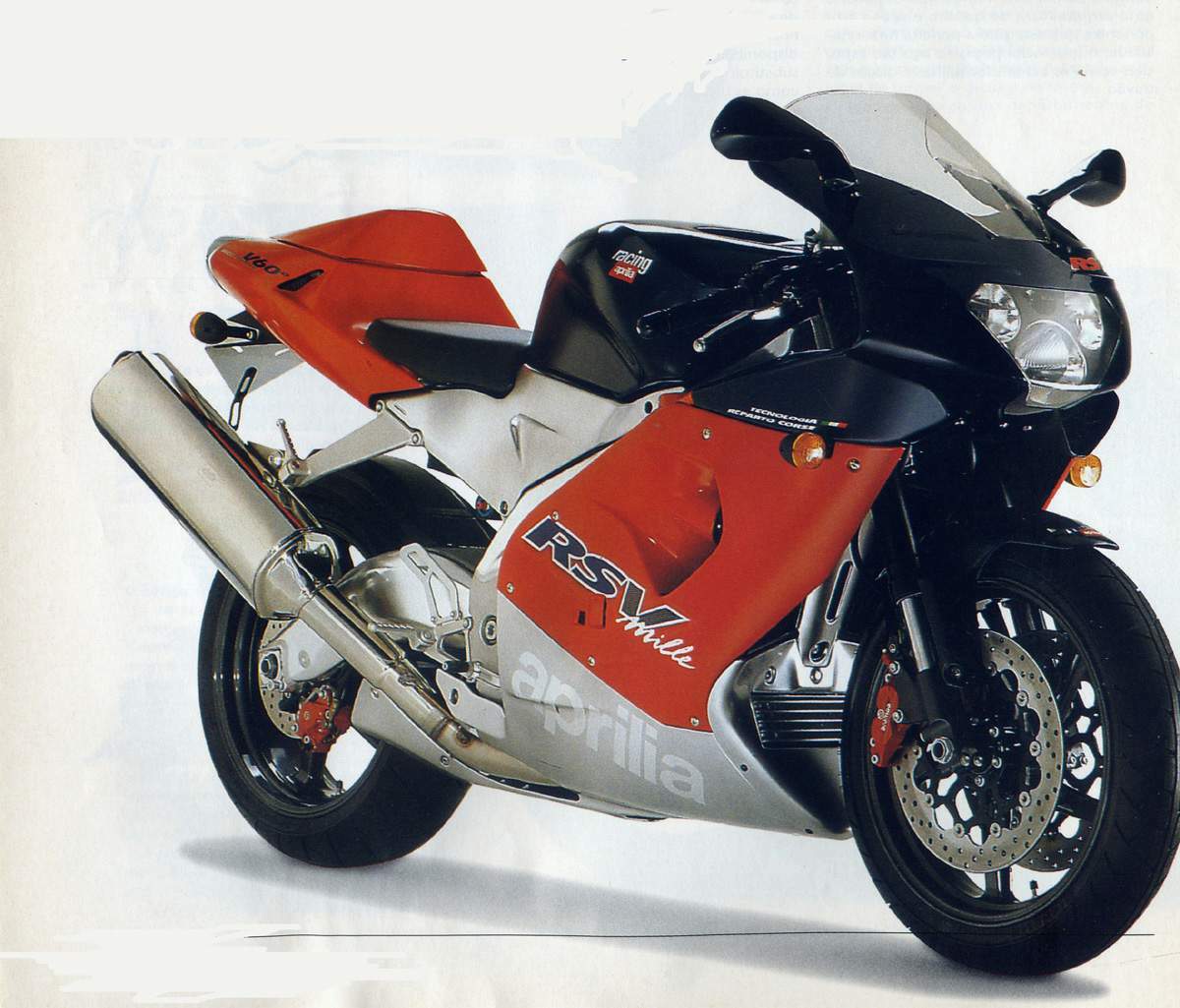 Фотография мотоцикла Aprilia RSV 1000 Mille 1998