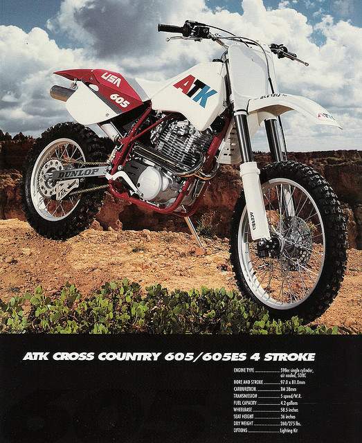 Мотоцикл ATK 605 1994 фото