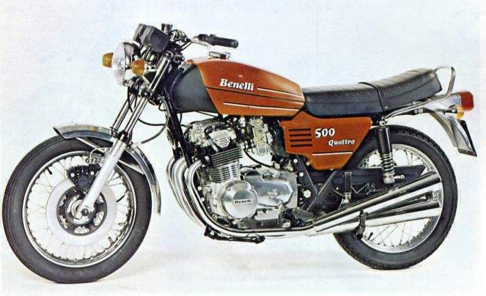 Мотоцикл Benelli 500 Quattro 1976 фото