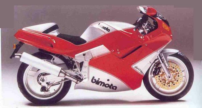 Фотография мотоцикла Bimota YB10 Dieci  1990