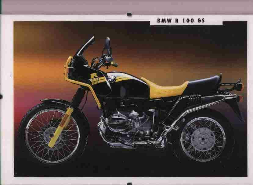 Мотоцикл BMW R 100GS 1989