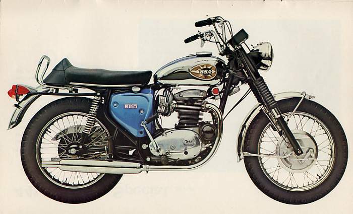 Мотоцикл BSA A 65 Lightning 650 1966