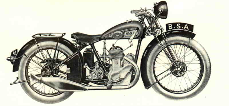 Фотография мотоцикла BSA B 3 de Luxe 1936
