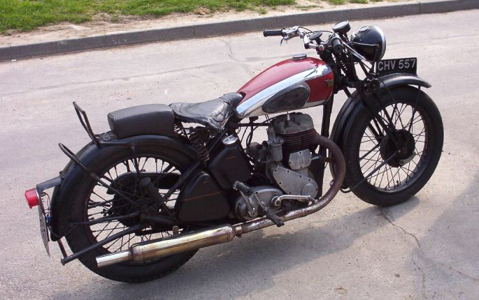 Фотография мотоцикла BSA M 21 1937
