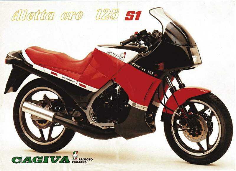 Фотография мотоцикла Cagiva Aletta Oro S1 125 1985