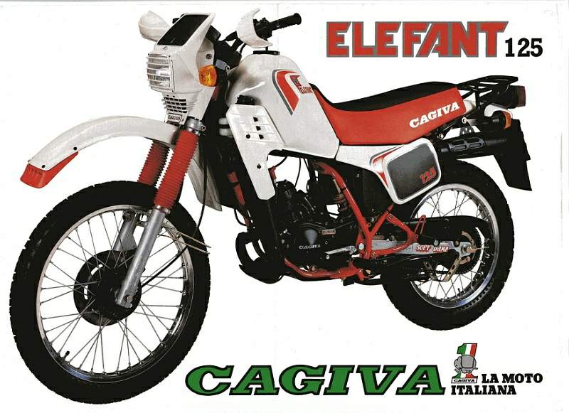 Мотоцикл Cagiva Elafant 125 1983 фото