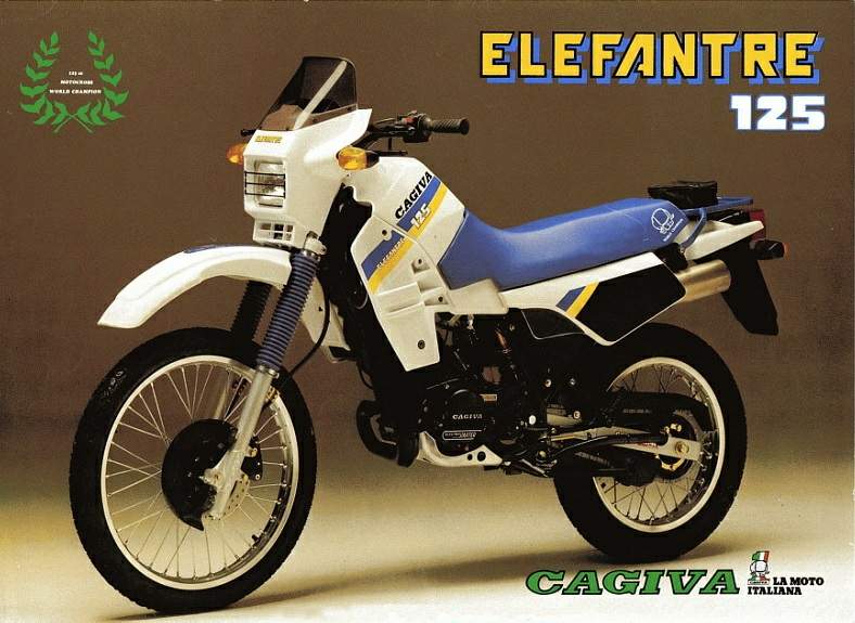 Фотография мотоцикла Cagiva Elefant 125 1986