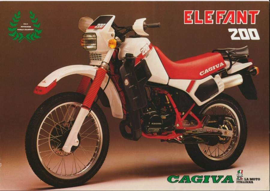 Мотоцикл Cagiva Elefant 200 1984