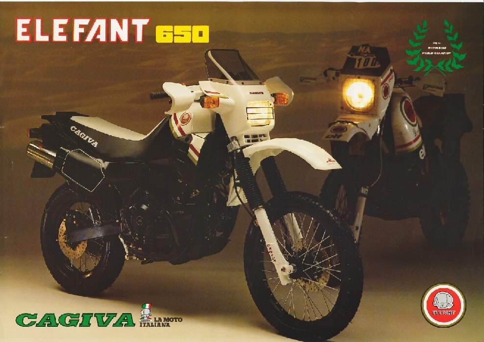 Мотоцикл Cagiva Elefant 650 1987 фото