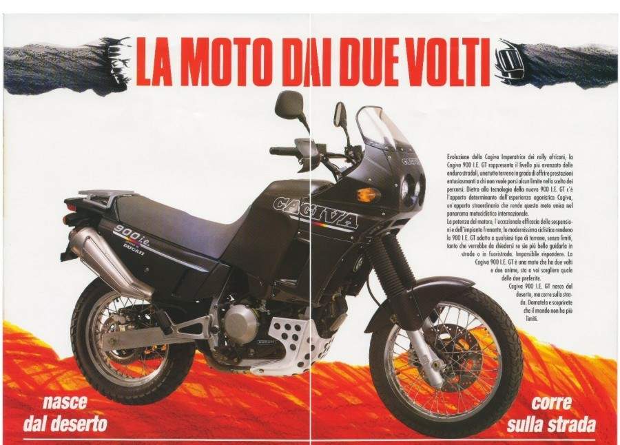 Мотоцикл Cagiva Elefant 900 ie GT 1991