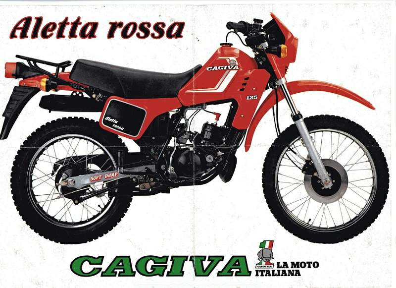 Мотоцикл Cagiva SXT 125 Ala Rossa 1982 фото