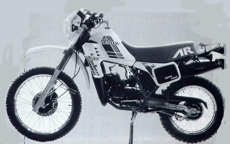 Мотоцикл Cagiva SXT 200 Ala Rossa 1982