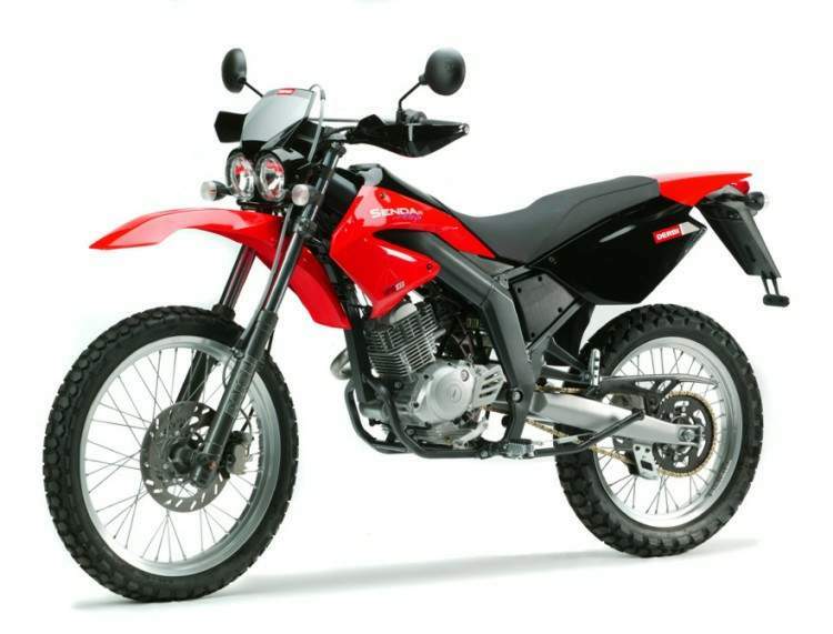 Мотоцикл Derbi Senda R 125 4T 1200