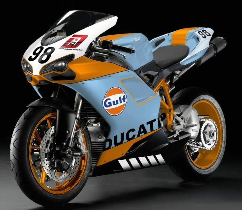 Мотоцикл Ducati 1098R Gulf Endurance Racer 2008