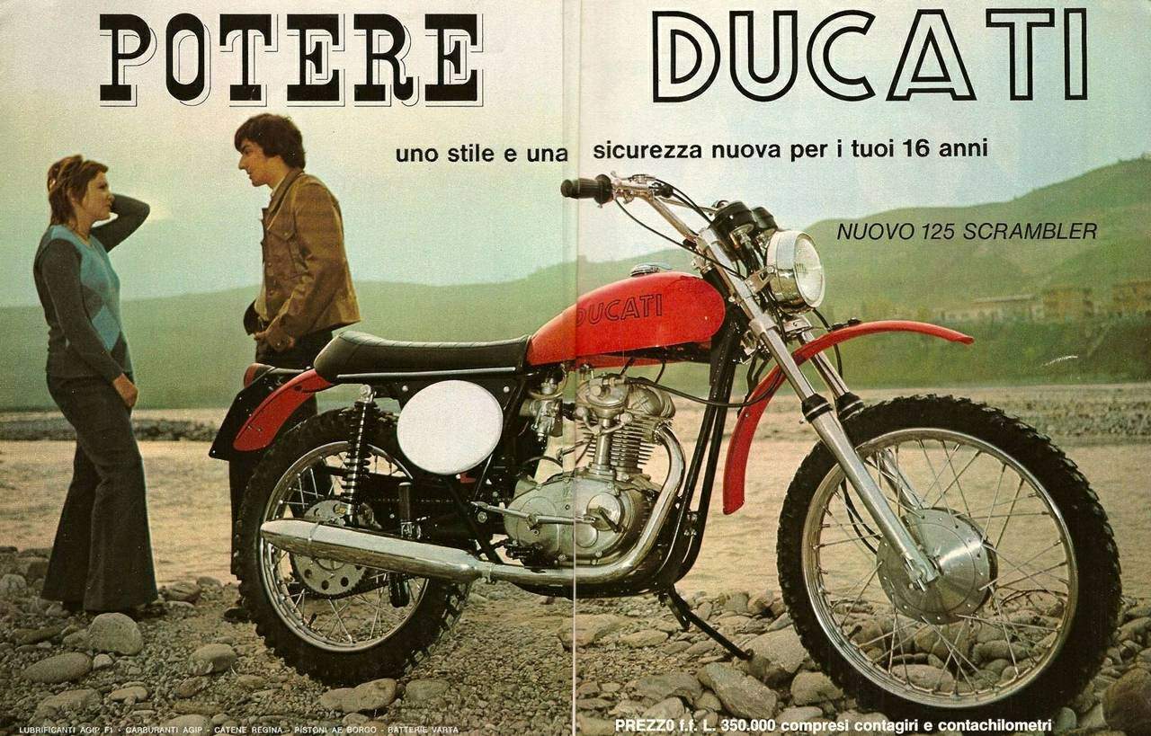 Мотоцикл Ducati 125 Scrambler 1970 фото