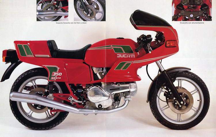Мотоцикл Ducati 350SL 1983