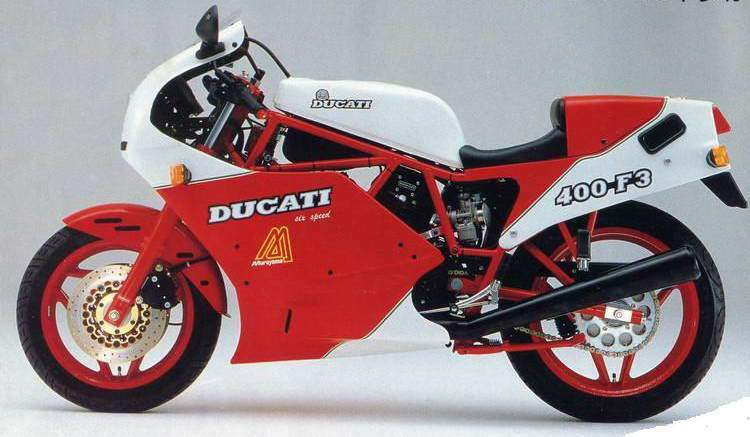 Фотография мотоцикла Ducati 400F3 1986