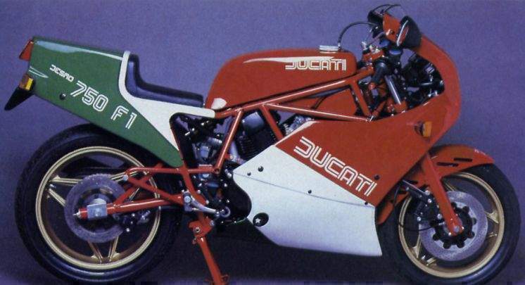 Мотоцикл Ducati 750F1 1987 фото