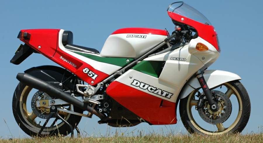 Мотоцикл Ducati 851 Strada Tricolore 1988