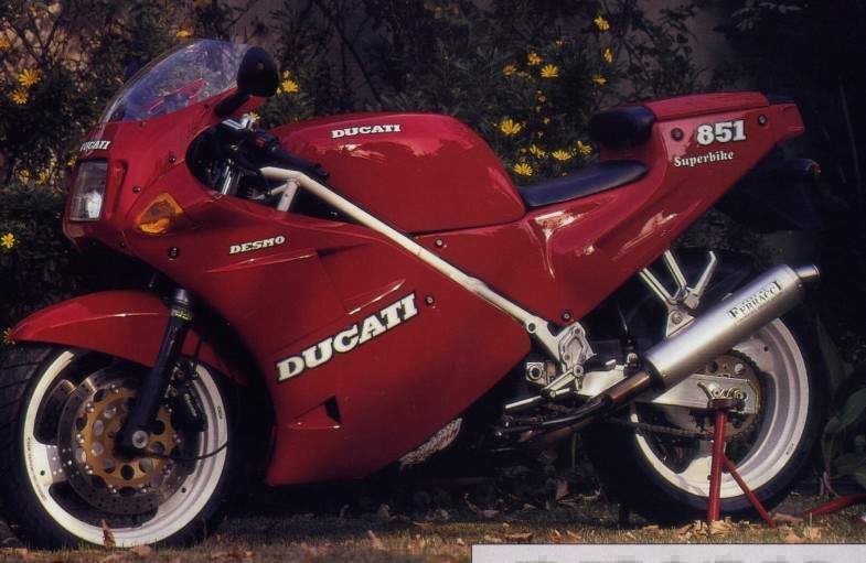 Мотоцикл Ducati 851SP 1989 фото