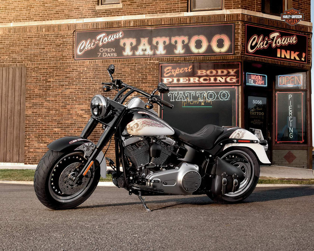 Мотоцикл Harley Davidson FLSTFB Softail Fat Boy Lo 110th Anniversary 2013