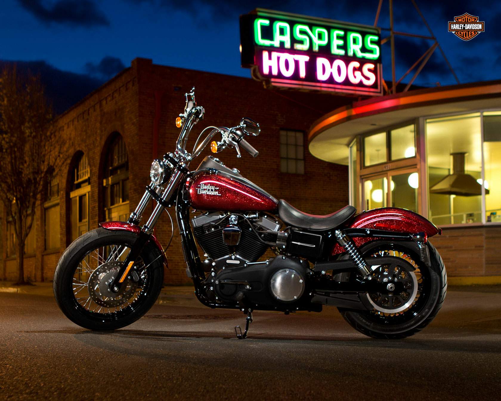 Мотоцикл Harley Davidson FXDB Dyna Street Bob 2013 фото