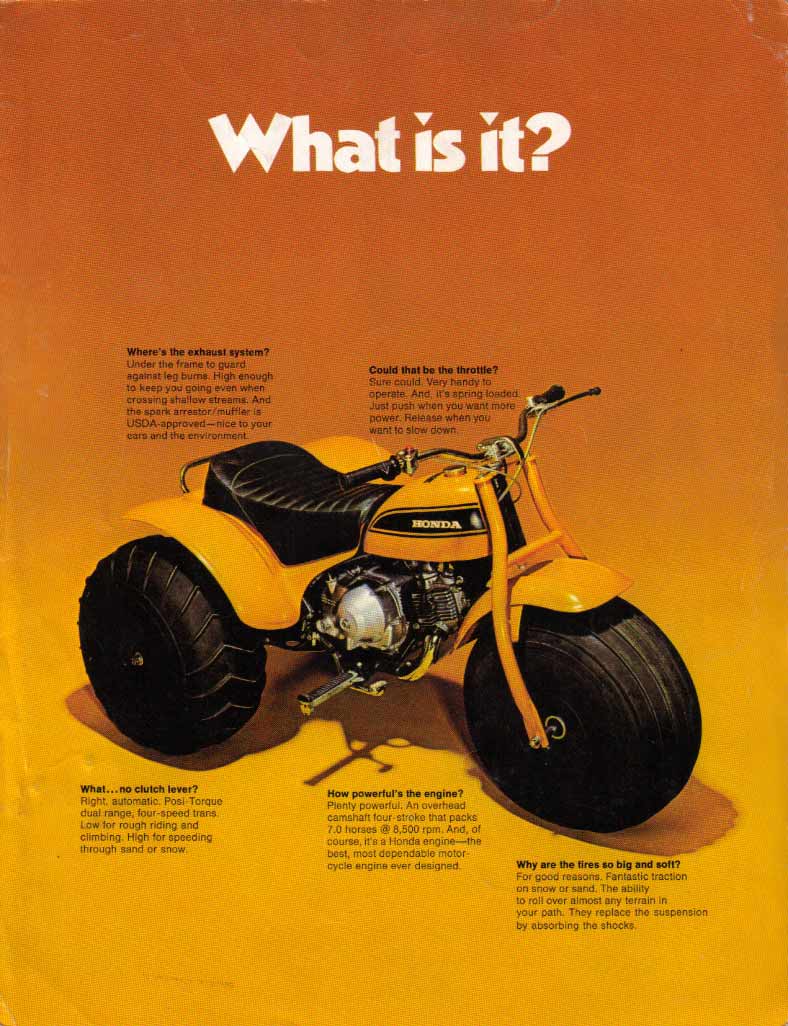 Мотоцикл Honda ATC 90 1970