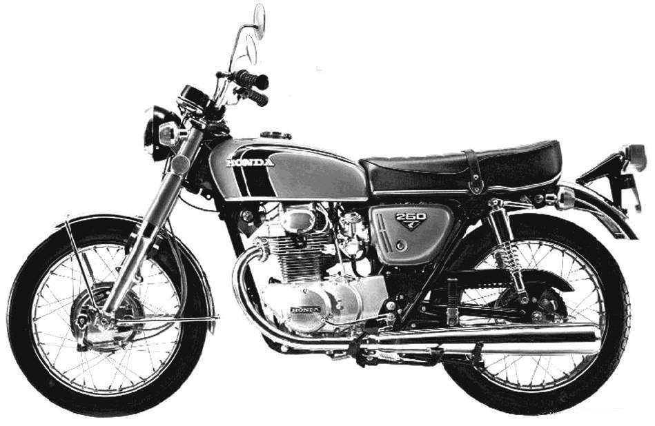 Мотоцикл Honda CB 350 Super Sprt 1968