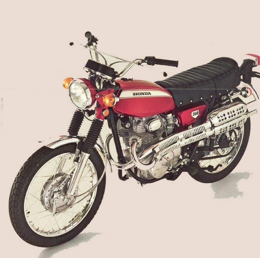 Мотоцикл Honda CL 350 1970 фото
