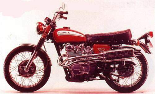 Мотоцикл Honda CL 450 Scrambler 1968 фото