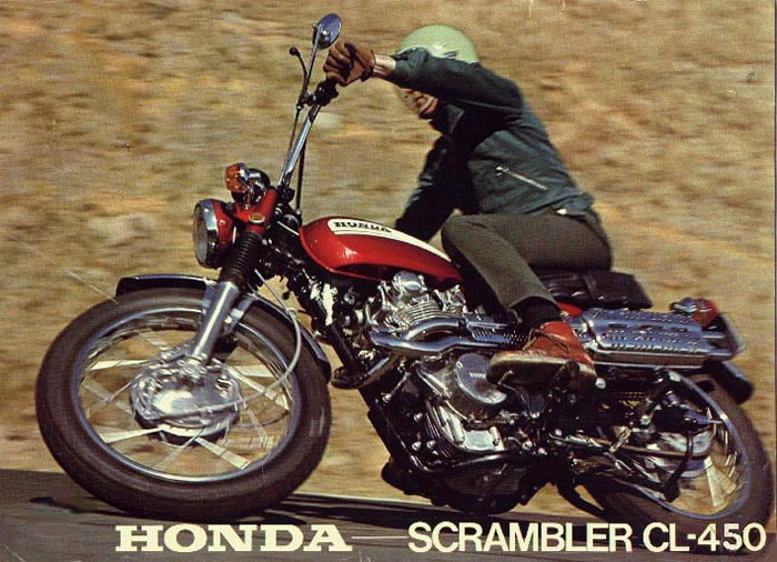 Мотоцикл Honda CL 450 Scrambler 1968 фото