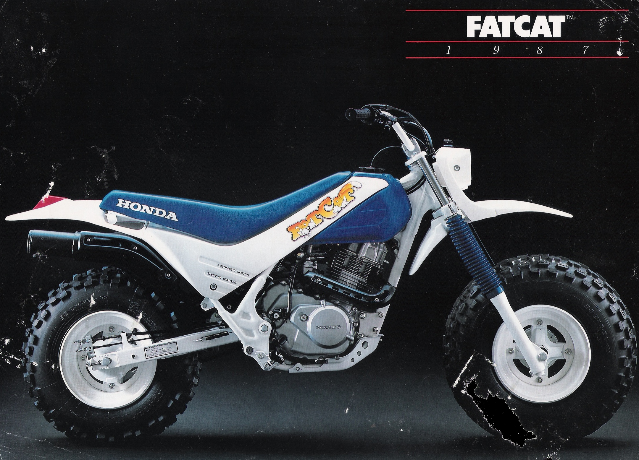 Мотоцикл Honda FATCAT 200 1987