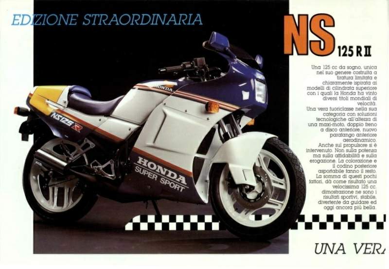 Мотоцикл Honda NS 125R Rothmans 1987 фото