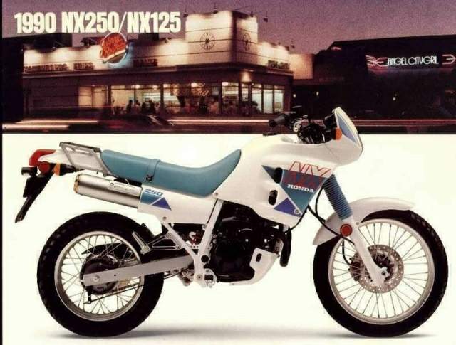 Мотоцикл Honda NX 250 1988 фото