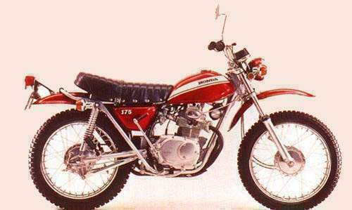 Мотоцикл Honda SL 175 1970 фото