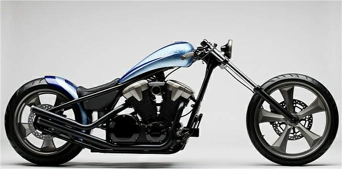 Мотоцикл Honda VT 1300 Fury Furious Hardtail Chopper Concept 2010 фото