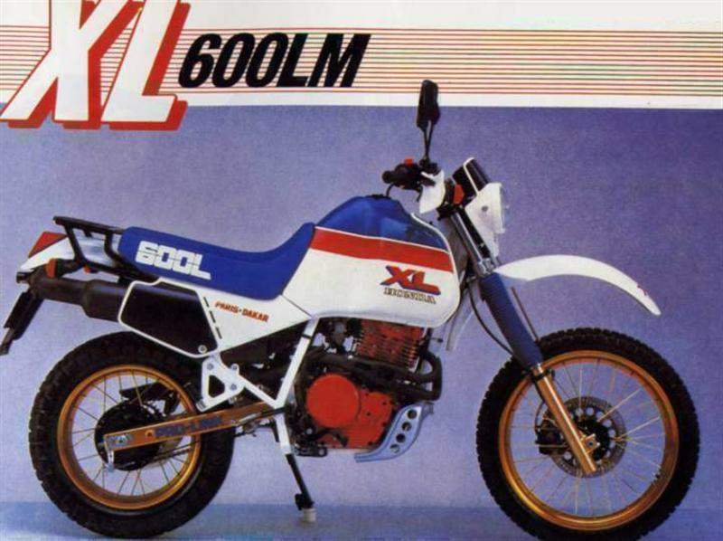 Мотоцикл Honda XL 600LM 1984 фото