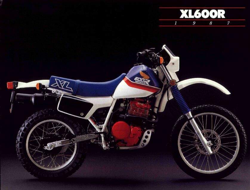 Мотоцикл Honda XL 600R US model 1987 фото