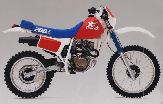 Мотоцикл Honda XR 200 R 1986