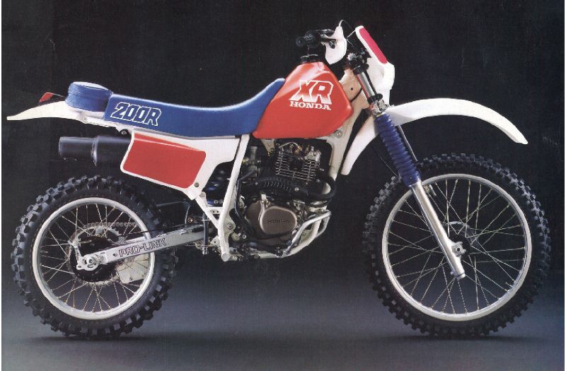 Мотоцикл Honda XR 200 R 1987
