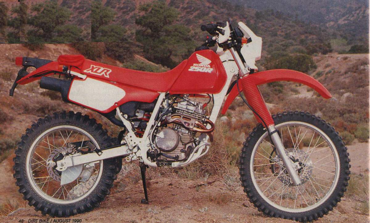 Мотоцикл Honda XR 250L 1991 фото