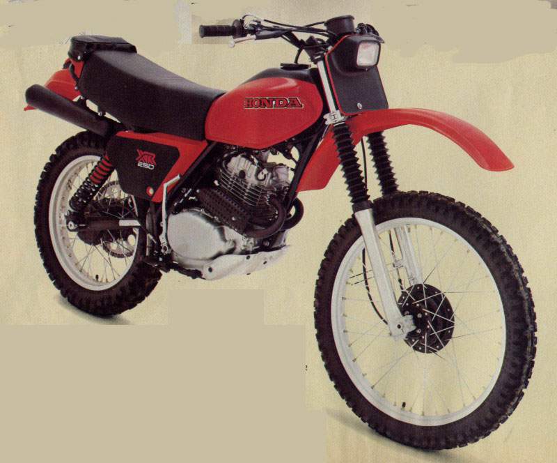 Мотоцикл Honda XR 250R 1979 фото