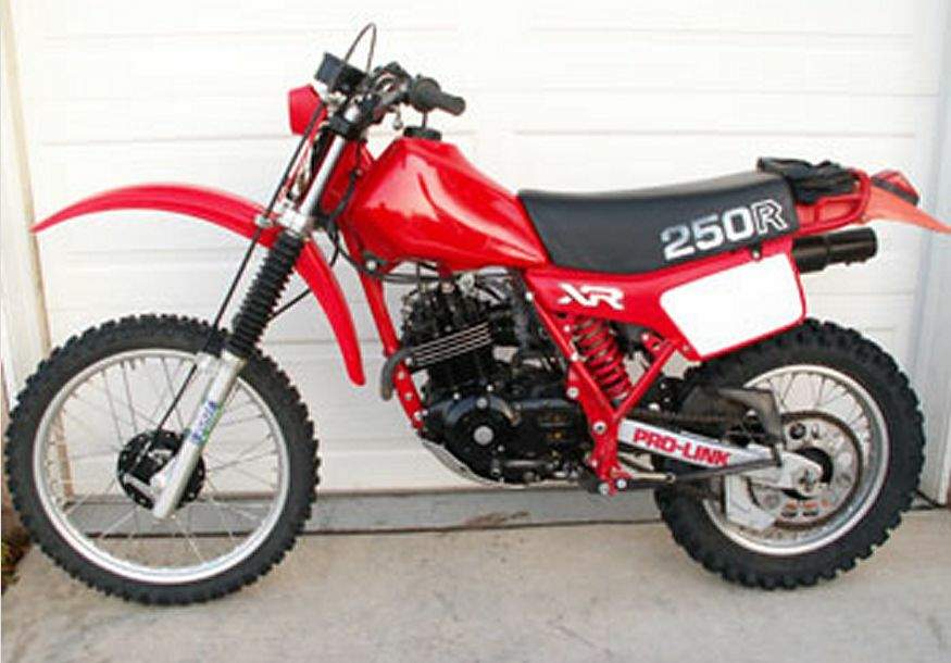 Мотоцикл Honda XR 250R 1982 фото