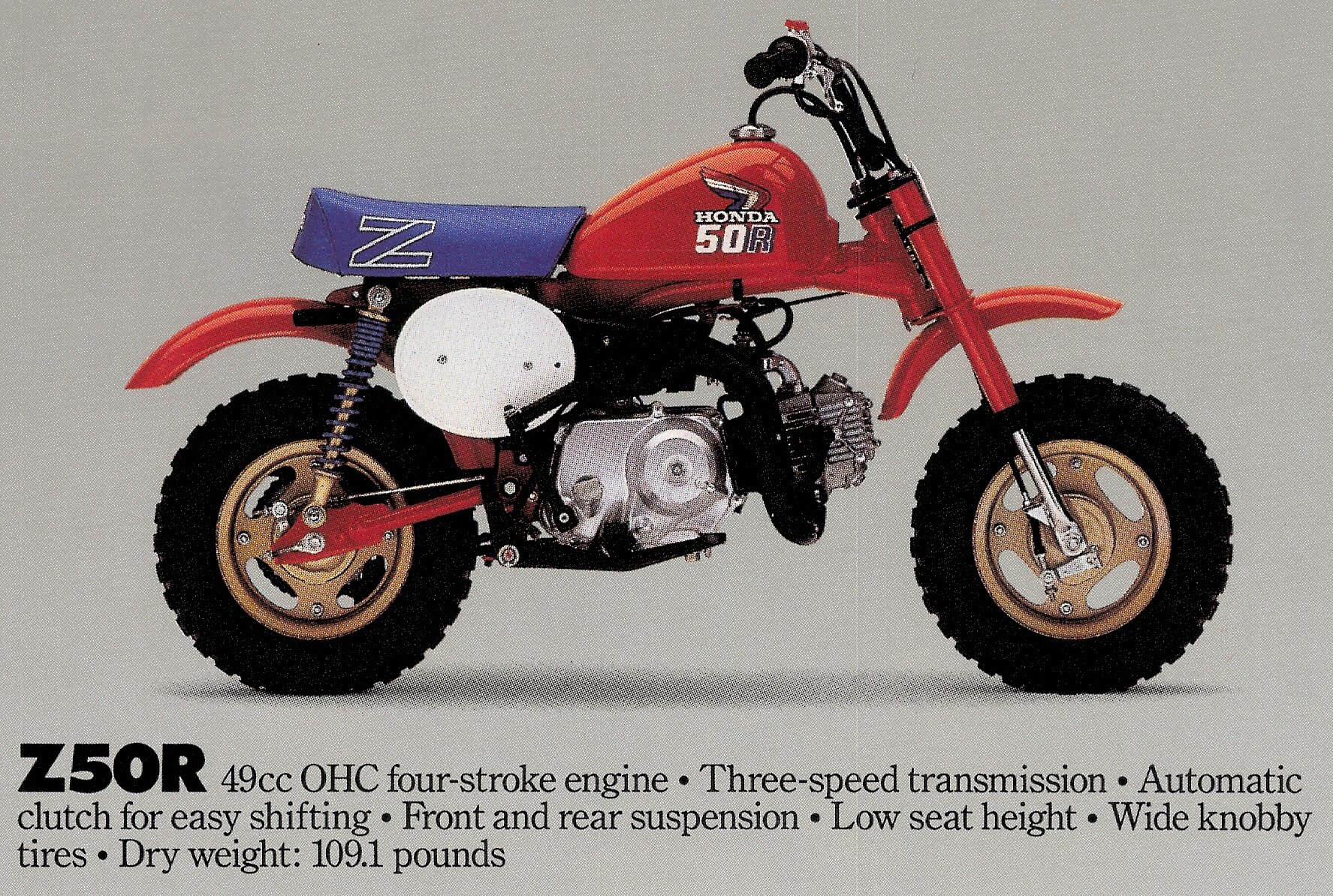 Мотоцикл Honda Z 50 R 1986