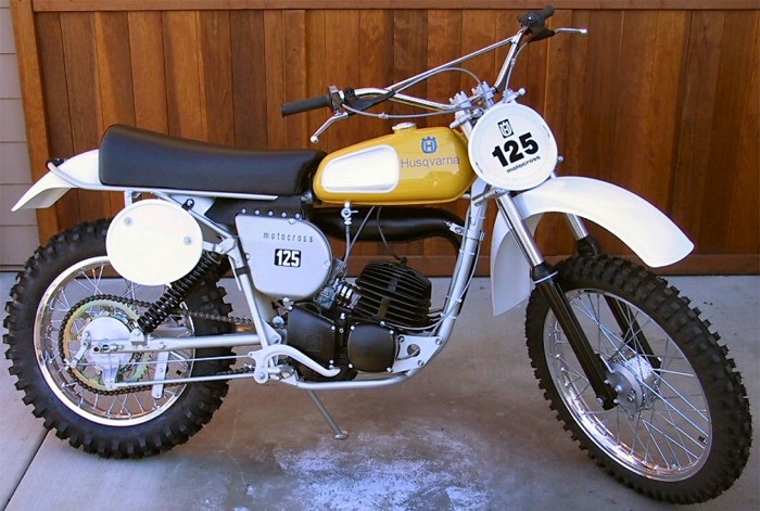 Мотоцикл Husqvarna CR 125 1975