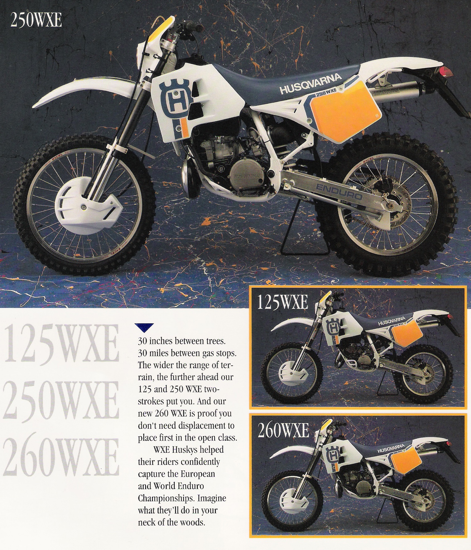 Мотоцикл Husqvarna WXE 250 1991