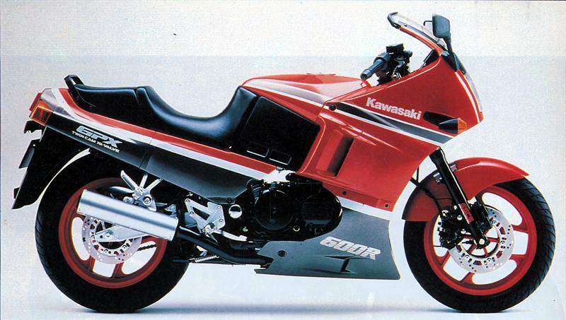 Мотоцикл Kawasaki GPX 600R Ninja 1985