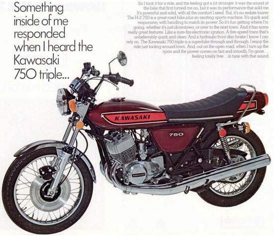 Мотоцикл Kawasaki H2 750C Mach IV 1975