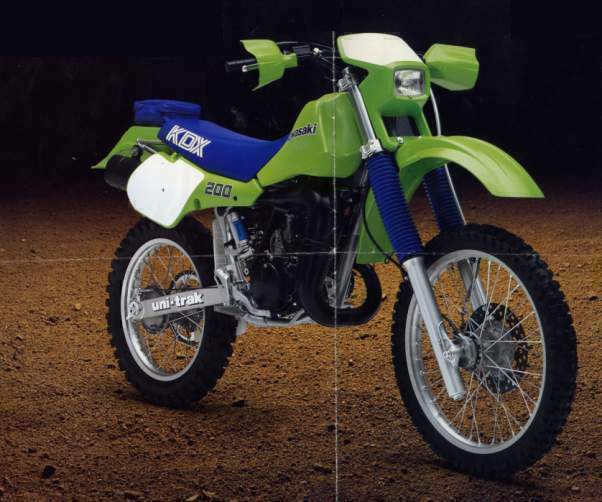 Мотоцикл Kawasaki KDX 200 1984 фото