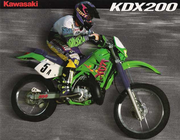Мотоцикл Kawasaki Kawasaki KDX 200R 1999 1999
